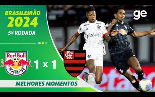 Bragantino 1 x 1 Flamengo - 1 turno brasileirao 2024