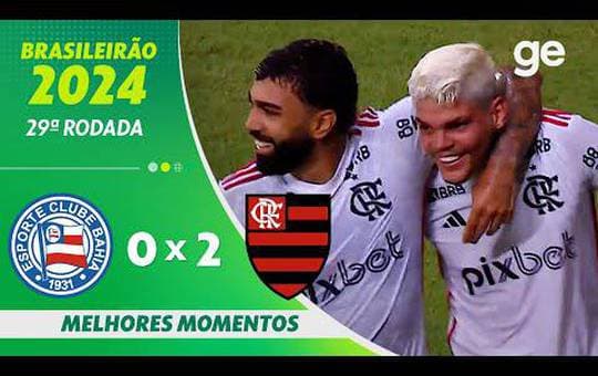 Bahia 0 x 2 Flamengo - 2 turno brasileirao 2024