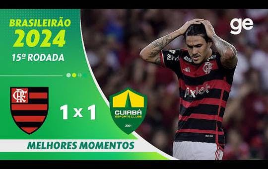 Flamengo 1 x 1 Cuiabá - 1 turno brasileirao 2024
