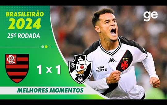 Vasco 1 x 1 Flamengo - 2 turno brasileirao 2024