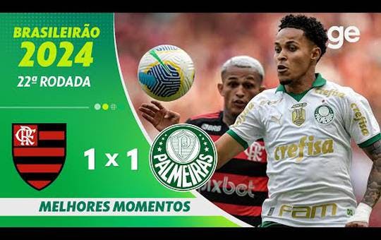 Flamengo 1 x 1 Palmeiras - 2 turno brasileirao 2024