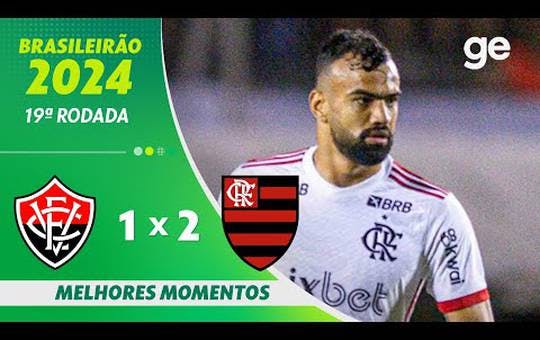 Vitoria 1 x 2 Flamengo - 1 turno brasileirao 2024