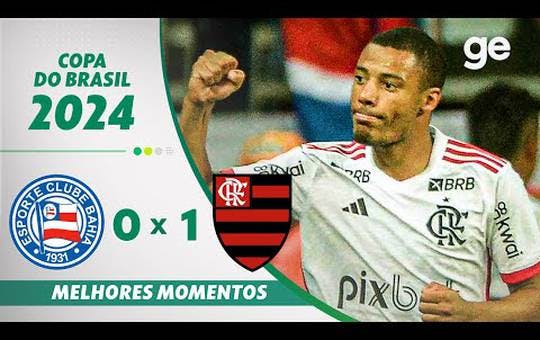 Bahia 0 x 1 Flamengo - quartas de final copa do brasil 2024