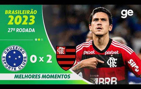 Veja como foi o jogo Cruzeiro x Flamengo