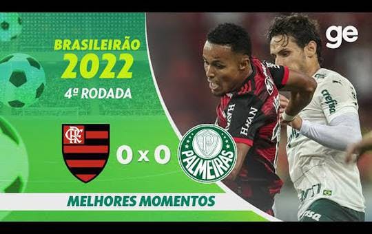 Flamengo 0 x 0 Palmeiras - 1 turno brasileirao 2022