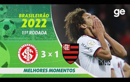 Internacional 3 x 1 Flamengo - 1 turno brasileiro 2022
