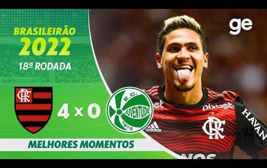 Flamengo 4 x 0 Juventude - 1turno brasileirao 2022