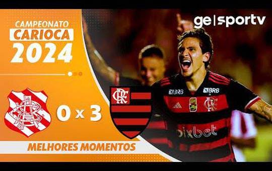 Bangu 0 x 3 Flamengo - Cariocão 2024
