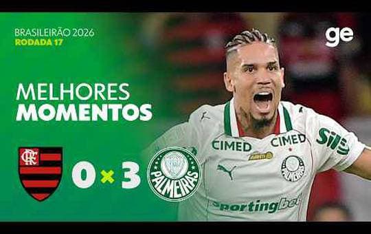 Flamengo 0 x 3 Palmeiras - 1 turno brasileirao 2026