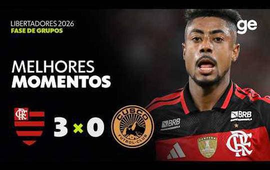 Flamengo 3 x 0 Cusco (PER) - 1 fase libertadores 2026