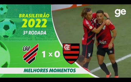Athletico 1 x 0 Flamengo - 1 turno brasileirao 2022