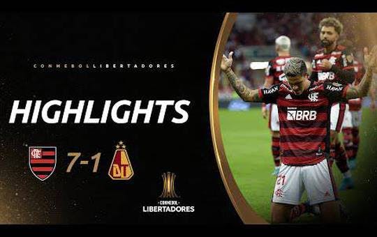 Flamengo 7 x 1 Tolima - Oitavas de final Libertadores 2022