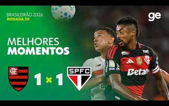 Flamengo 1 x 1 São Paulo - 2 turno brasileirao 2026