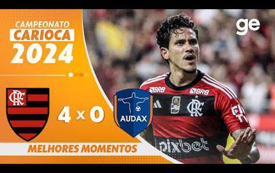 Flamengo 4 x 0 Audax - Campeonato Carioca 2024