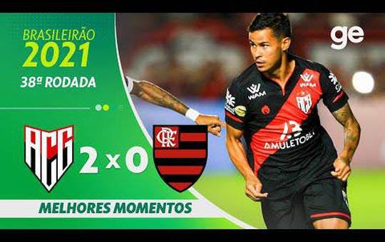 Atlético - GO 2 x 0 Flamengo - 2 turno brasileirao 2021