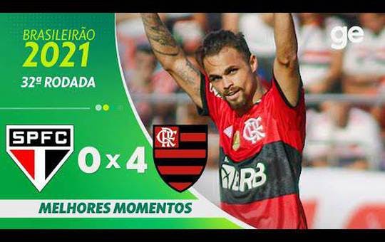 São Paulo 0 x 4 Flamengo - 2 turno brasileirao 2021