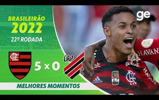 Flamengo 5 x 0 Athletico - 2 turno brasileirao 2022