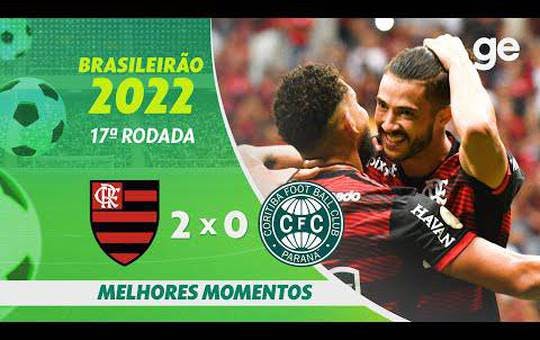 Flamengo 2 x 0 Coritiba - 1turno brasileirao 2022