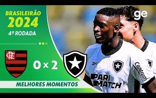 Flamengo 0 x 2 Botafogo - 1 fase brasileirao 2024
