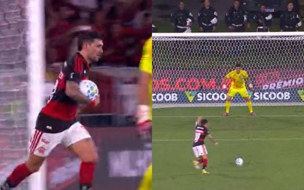 Arrascaeta garante empate do Flamengo contra o Internacional no Brasileirão