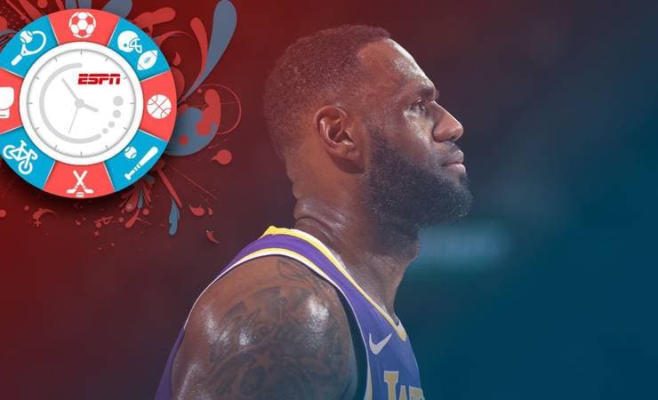 LeBron James completa 35 anos, Liverpool imbatível na Premier League e playoffs definidos na NFL