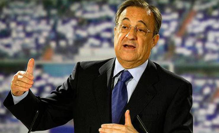 Florentino Pérez elogia o Flamengo e afirma: 'Um dos grandes clubes do mundo'