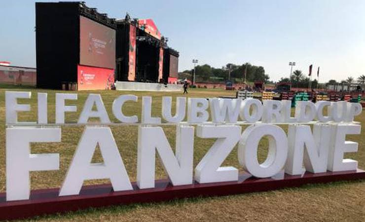 Fan Zone da Fifa fica até como plano C para flamenguistas no Mundial