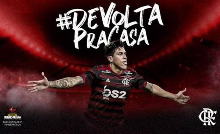 #DeVoltaParaCasa: quinto reforço, Pedro é anunciado pelo Flamengo