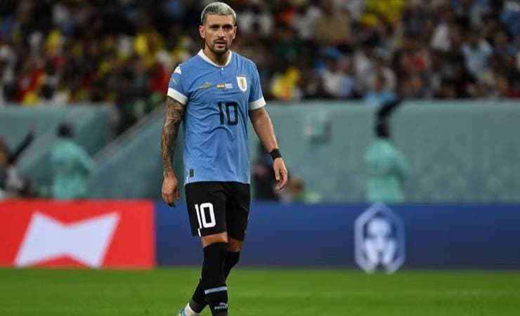 Lesão na panturrilha de De Arrascaeta preocupa Uruguai antes da Copa do Mundo