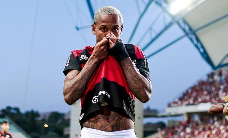 Wallace Yan marca e Flamengo vence Benfica no Troféu do Algarve por 2 a 1