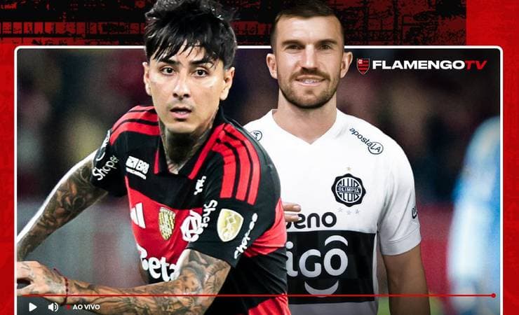 Flamengo confirma transmissão do amistoso com o Olimpia pela FlamengoTV