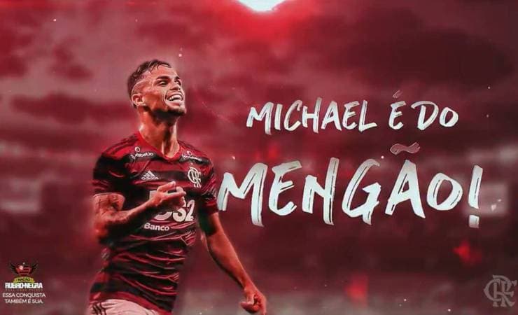 Flamengo anuncia a contratação de Michael, ex-Goiás: 'Jogador raiz'
