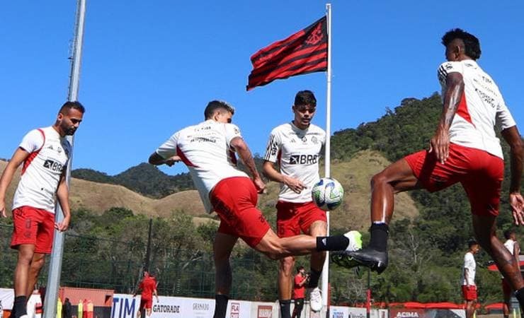 Flamengo segue preparação para enfrentar o Coritiba