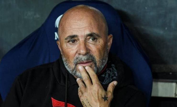 Sampaoli agradece Bruno Henrique e faz exigência sobre Maracanã