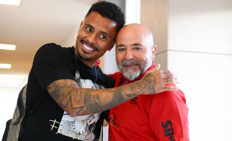 Allan reencontra Sampaoli e faz primeiro treino por novo clube
