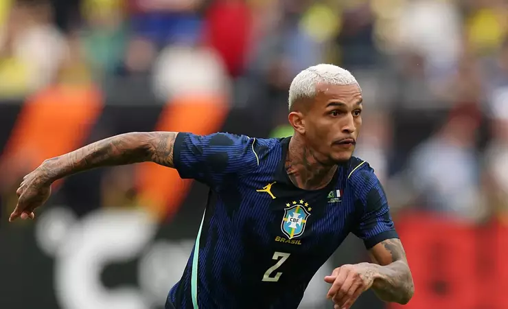 Wesley é cortado da Seleção Brasileira por contusão de grau 3