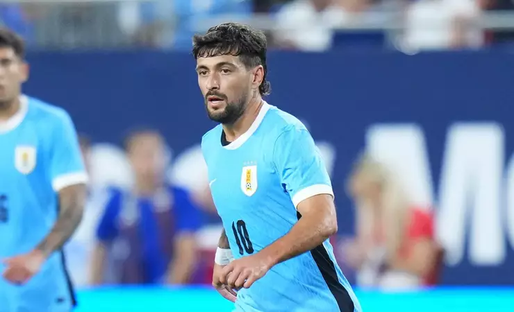 Arrascaeta segue fora da estreia do Uruguai na Copa após lesão na panturrilha