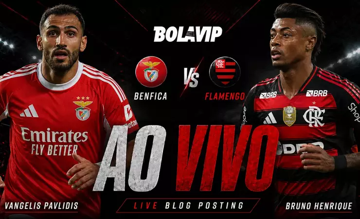 Benfica x Flamengo no Troféu Algarve amistoso hoje às 15h30 em Portugal