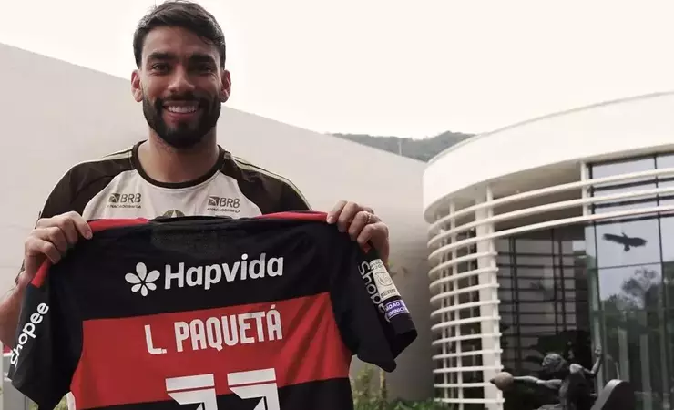Lucas Paquetá volta ao Flamengo e fica com a camisa 11