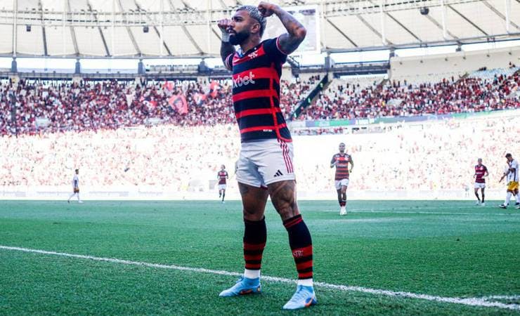 Landim crava permanência de Gabigol no Flamengo: 'Torcida pode ficar tranquila'