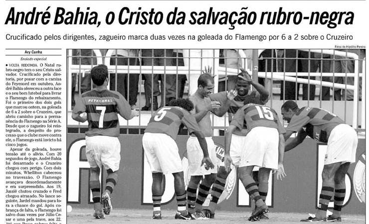 Camisa ao vento em despedida faz Andreas lembrar Felipe no Flamengo de 2004; compare lances e cenários