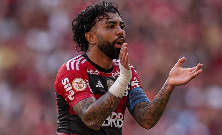 Gabigol é desfalque em treino do Flamengo e faz trabalho de reforço muscular