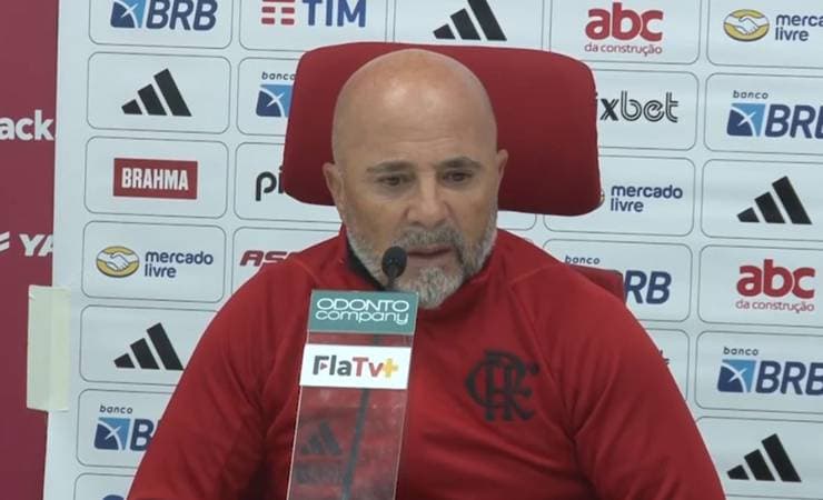 Sampaoli prega reação do Flamengo em duelo contra o Santos pelo Brasileirão