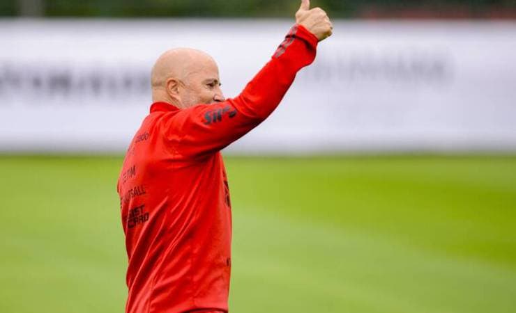 Sampaoli define nesta sexta-feira o Flamengo que enfrenta o América-MG, pelo Brasileirão