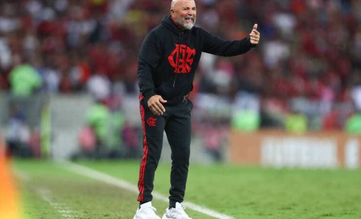 Apesar do empate, Sampaoli elogia atitude do Flamengo contra o São Paulo