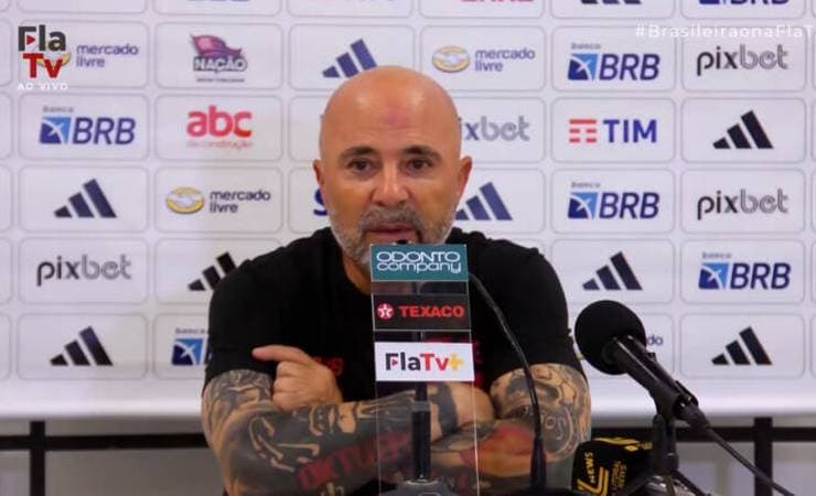 Sampaoli quer resolver problema defensivo do Flamengo com mais posse de bola