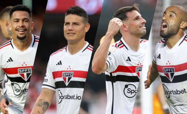 Quarteto do São Paulo pode jogar junto pela primeira vez diante da LDU