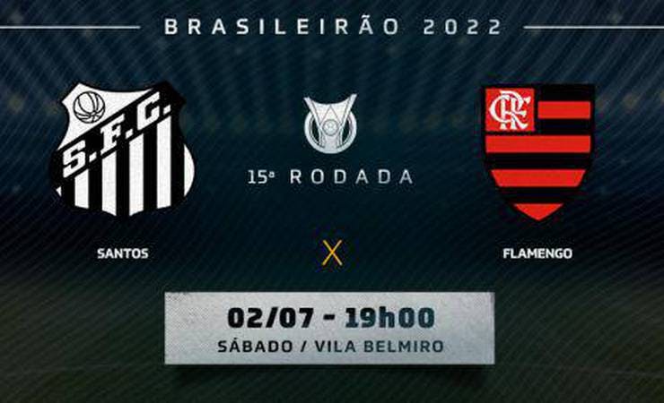 Santos x Flamengo: prováveis escalações, desfalques e onde assistir ao jogo do Brasileirão
