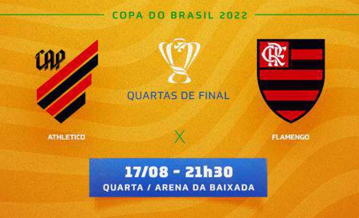 Athletico-PR x Flamengo: prováveis times, desfalques e onde assistir ao duelo da Copa do Brasil